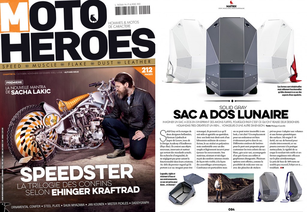 solid gray bike backpack publication