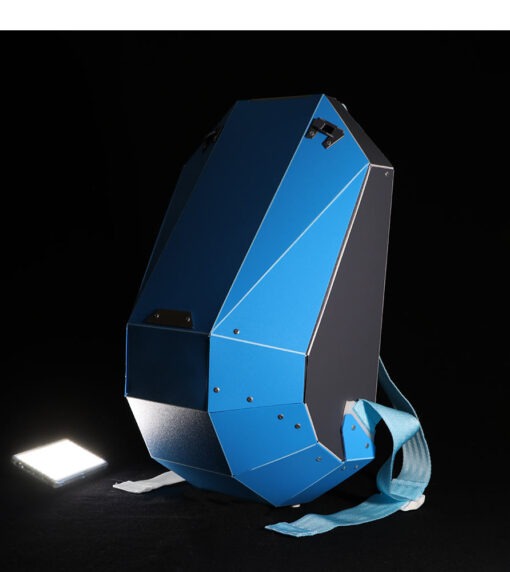 limited edition backpack blue gray
