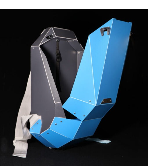 limited edition backpack blue gray