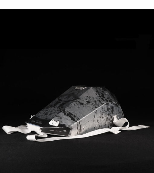 limited edition metal backpack laying flat 1