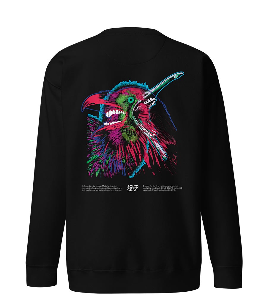 KIWI-RAVEN MERGE SWEATSHIRT