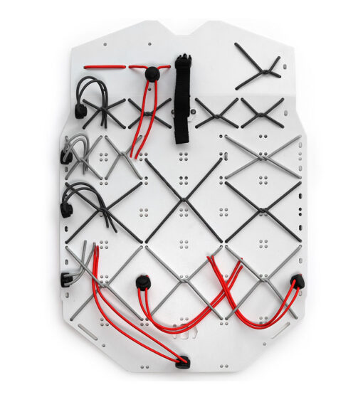 The white Adaptable organizer by SOLID GRAY to orginize all your backpack items